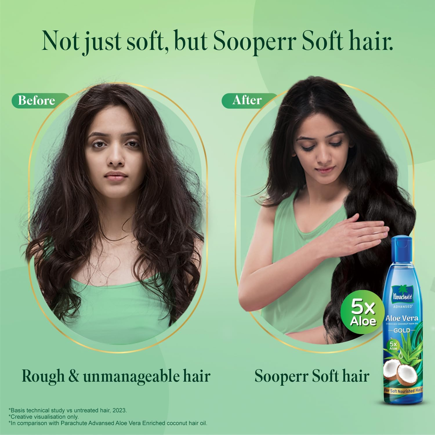 Advansed Aloe Vera Enriched Coconut Hair Oil Gold | 5 image number 4