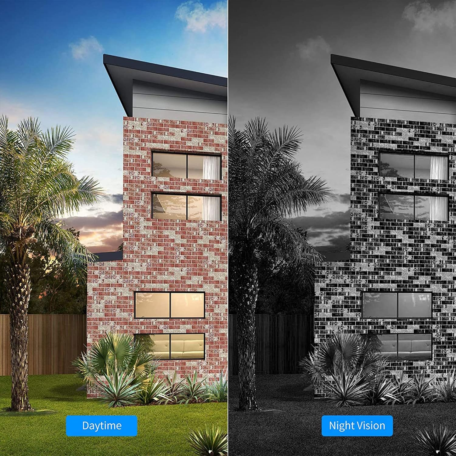 【Hiseeu Camera Add On】 3MP Outdoor Wireless Security Camera, Waterproof Outdoor Indoor Day & Night Vision, Compatible Hiseeu 8CH Wireless Security Camera System (3MP) image number 4