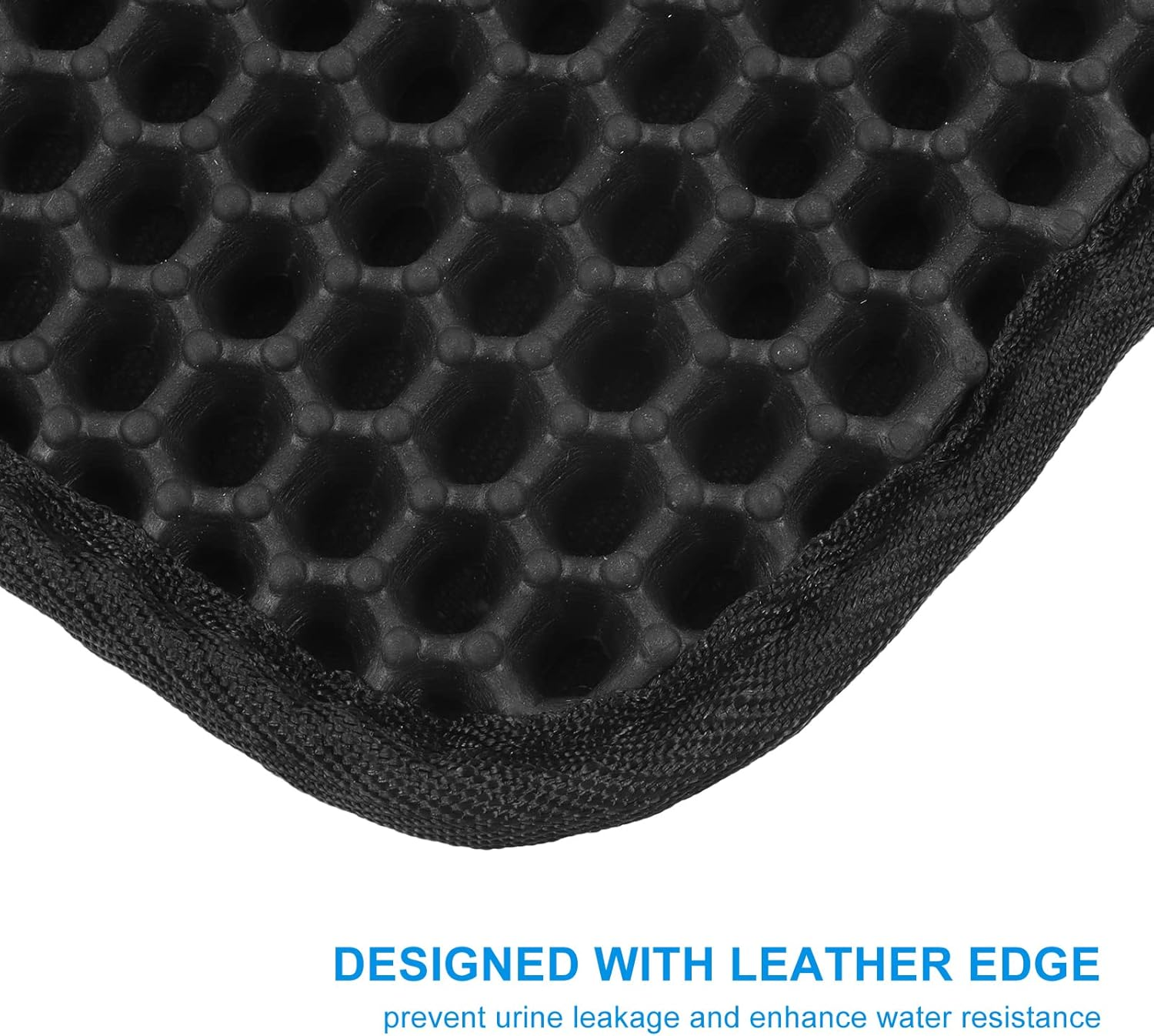 Cat Litter Mat, Double Layer Litter Box Mat,Double Layer Cat Litter Mat Waterproof 3D Holes Prevent Slipping Easy to Clean Cat Litter Trapping Mat image number 6