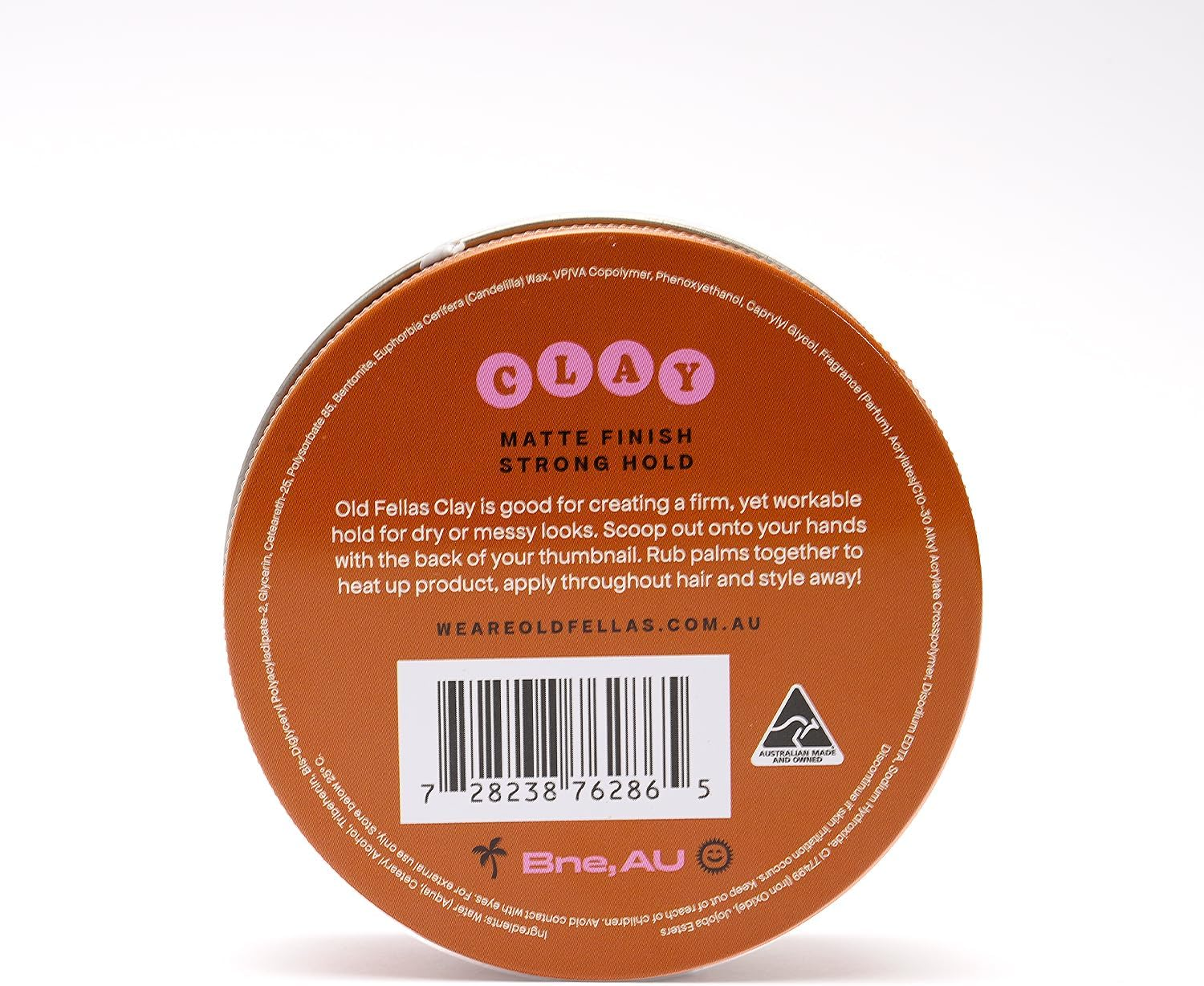 Old Fellas Matte Clay Hair Styling Product for Men &ndash; Strong Hold, Natural Finish &ndash; 90G &ndash; Australian Made &ndash; Texturising Hair Clay for Short & Long Styles image number 6