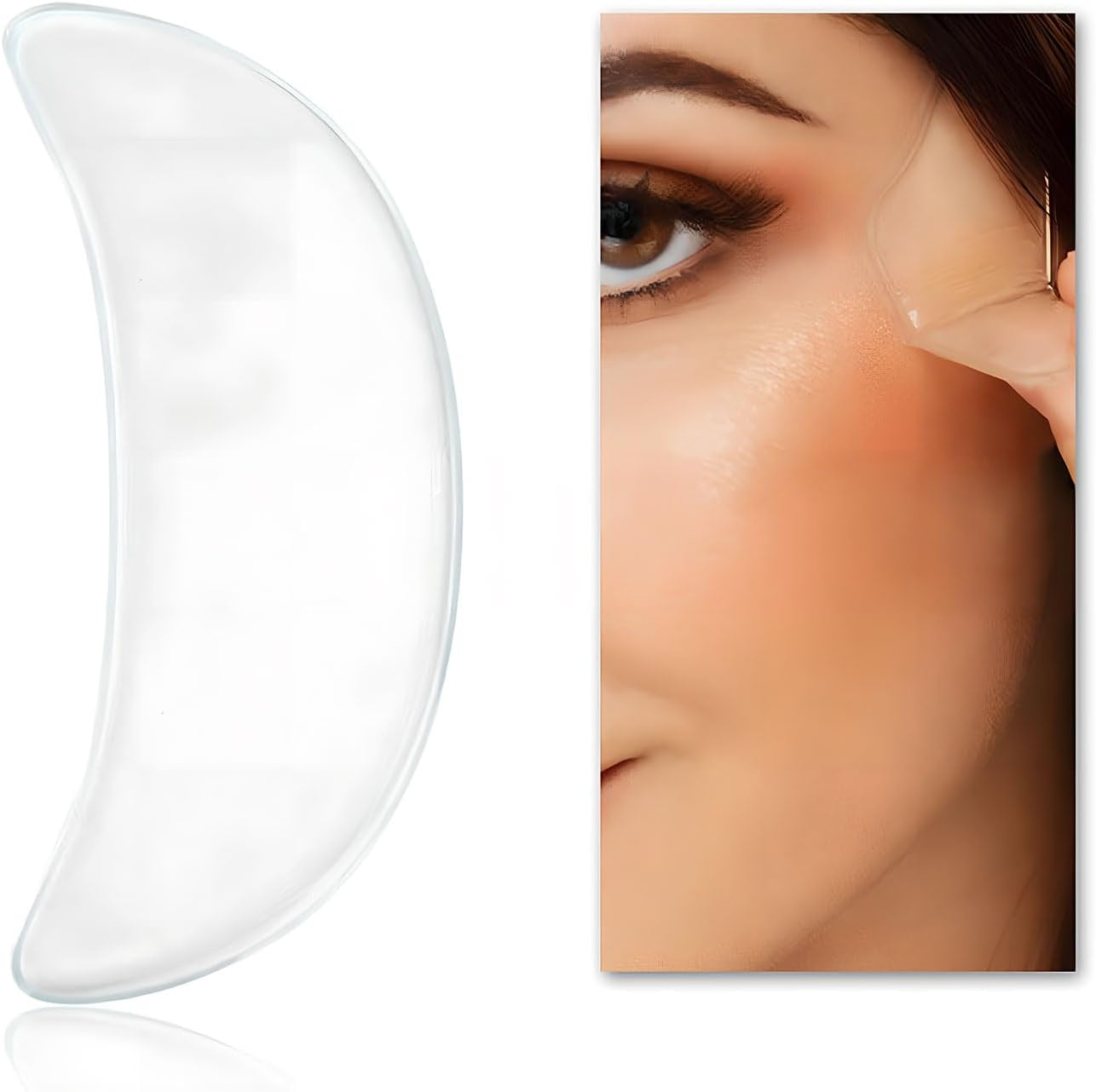 18Pcs Wrinkle Patches, Reusable Face Tape, Face/Chest/Neck Silicone Patches Set, Facial Patches for Facial Lifting, Anti-Wrinkle, Reducing Fine Lines and Firming the Skin image number 4