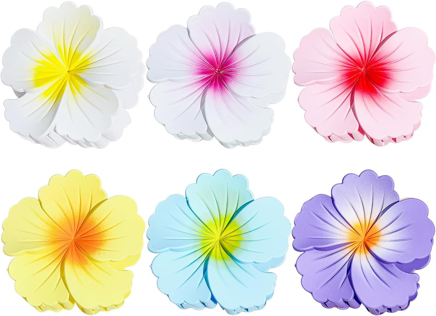 Pack of 6 French Flower Clips, Retro Temperament Hair Accessories, Non-Slip Hairpin, Eleer Headpiece, Suitable for Medium and Long Hair, Thick Hair image number 4