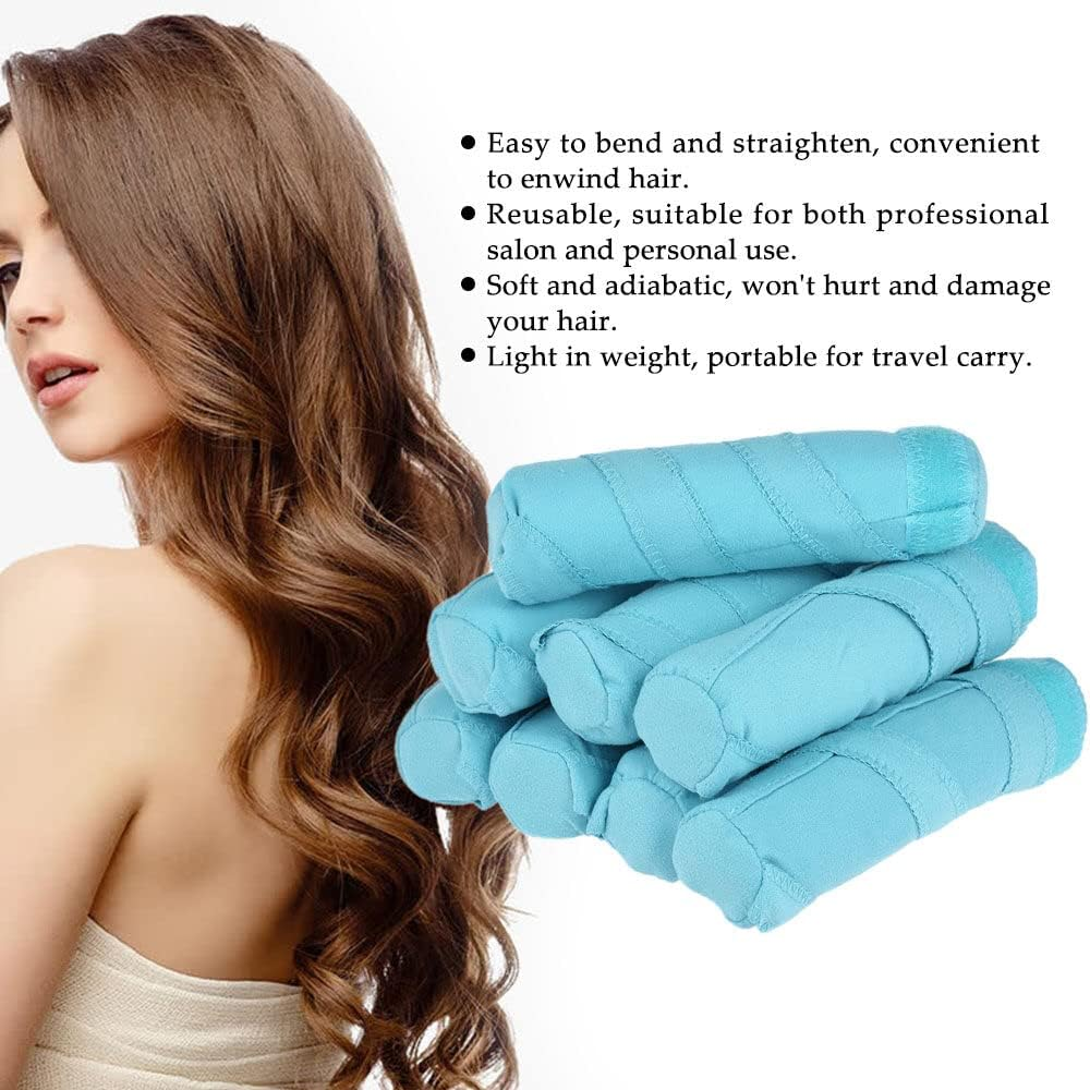 Xinyee 8Pcs Hair Curler Memory Foam Hair Roller Stick Soft Curler for Long Thick Curly Hair Flexible Hair Styling Tool image number 6