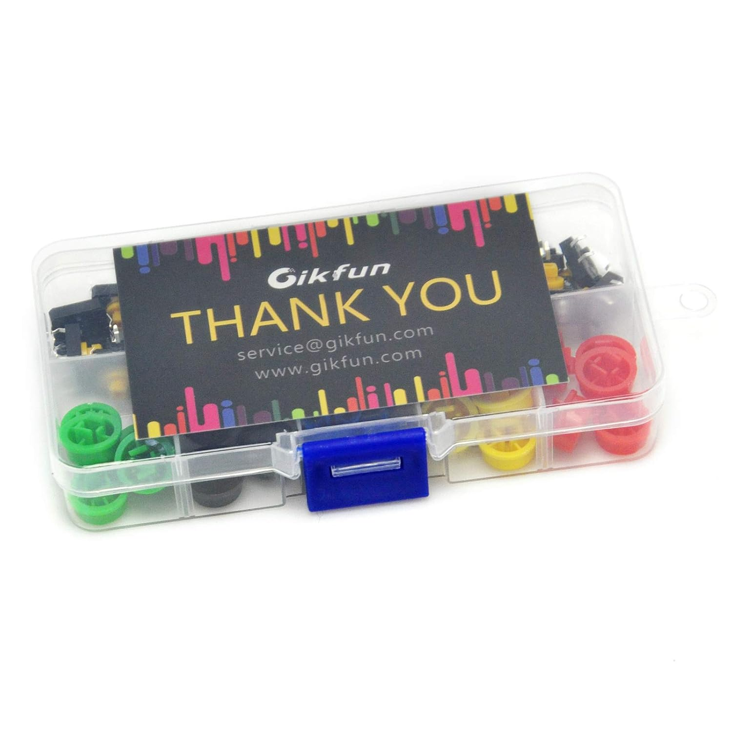 Gikfun 12X12X7.3 Mm Tact Tactile Push Button Momentary SMD PCB Switch with Cap for Arduino (Pack of 25Pcs) AE1027A image number 1