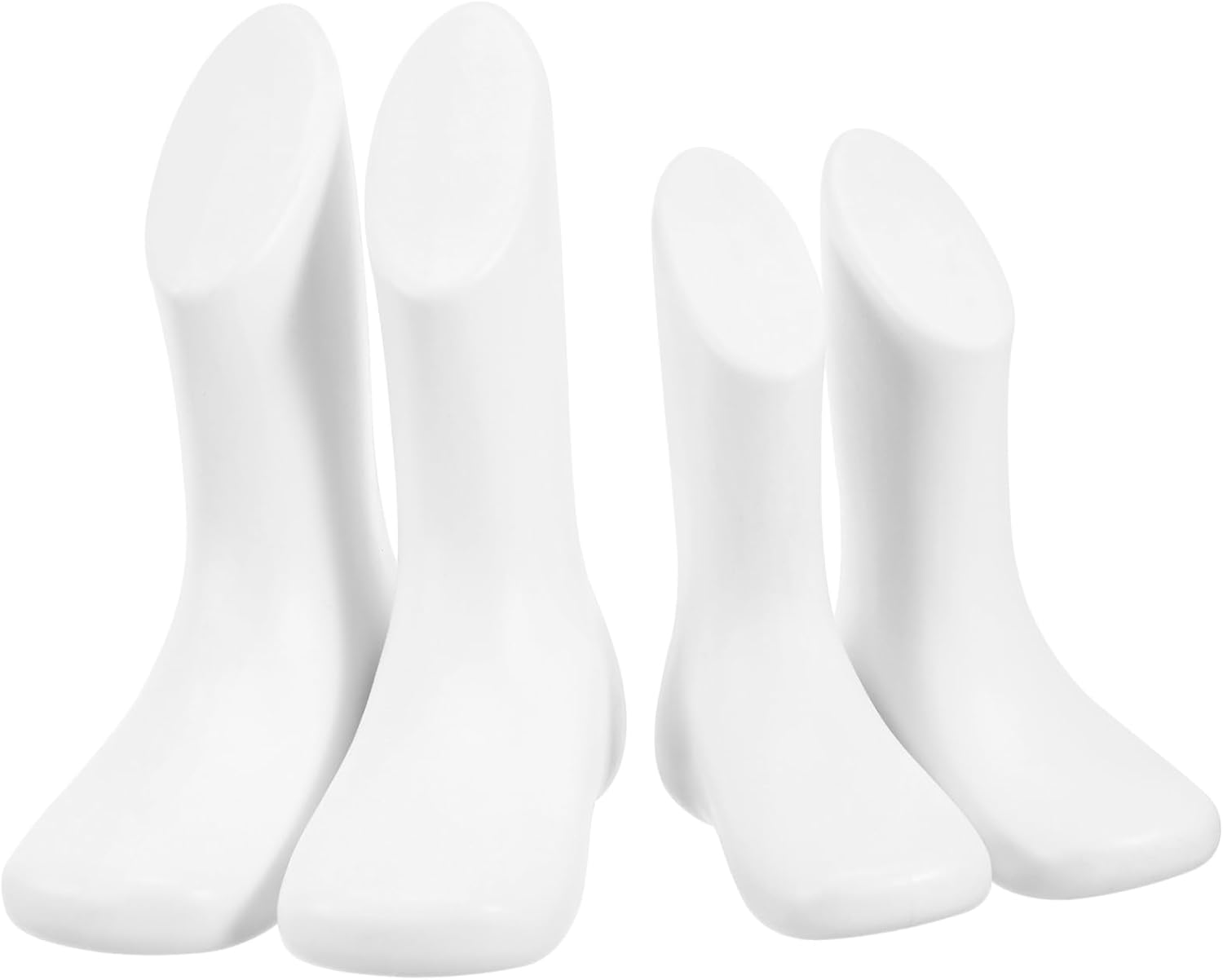 Luxshiny 4Pcs Foot Mold Plastic Small Foot Mannequin Displaying for Shoe Store Retail Accessory image number 6