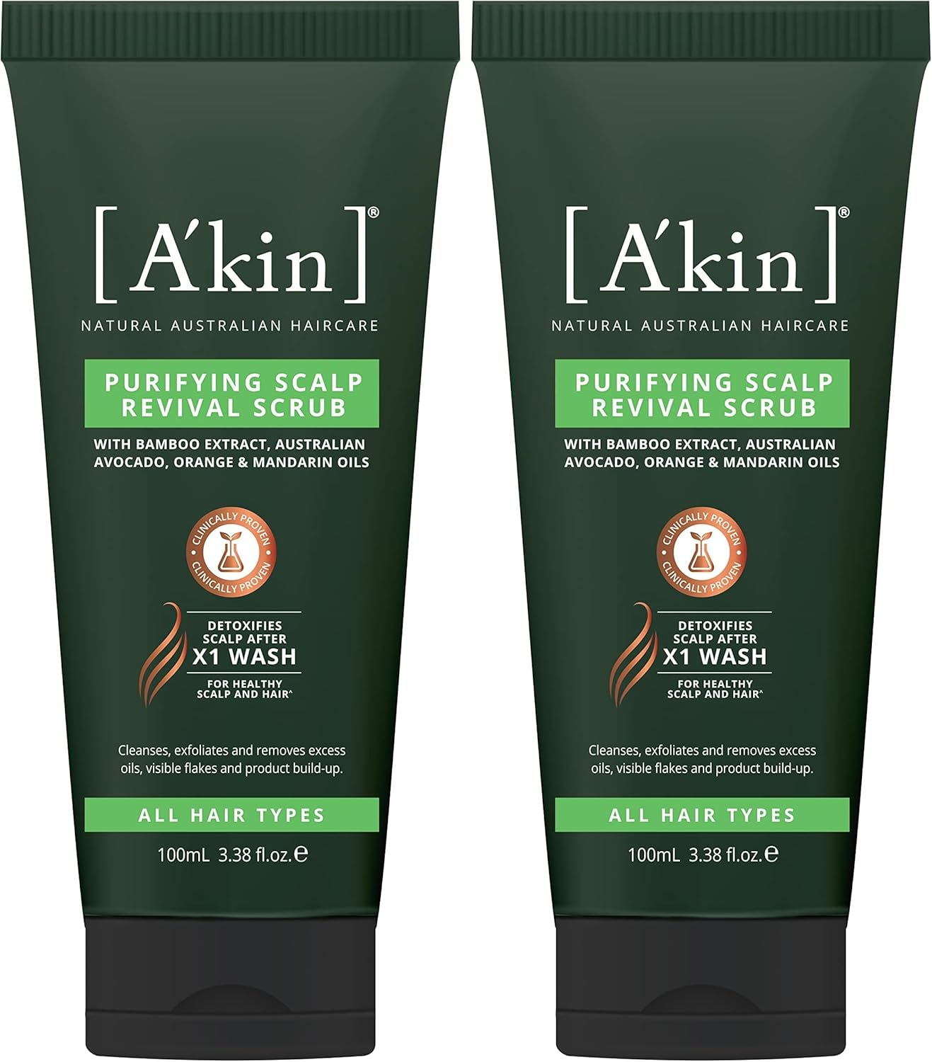 Akin Purifying Scalp Revival Scrub with Bamboo Extract 100 Ml image number 4