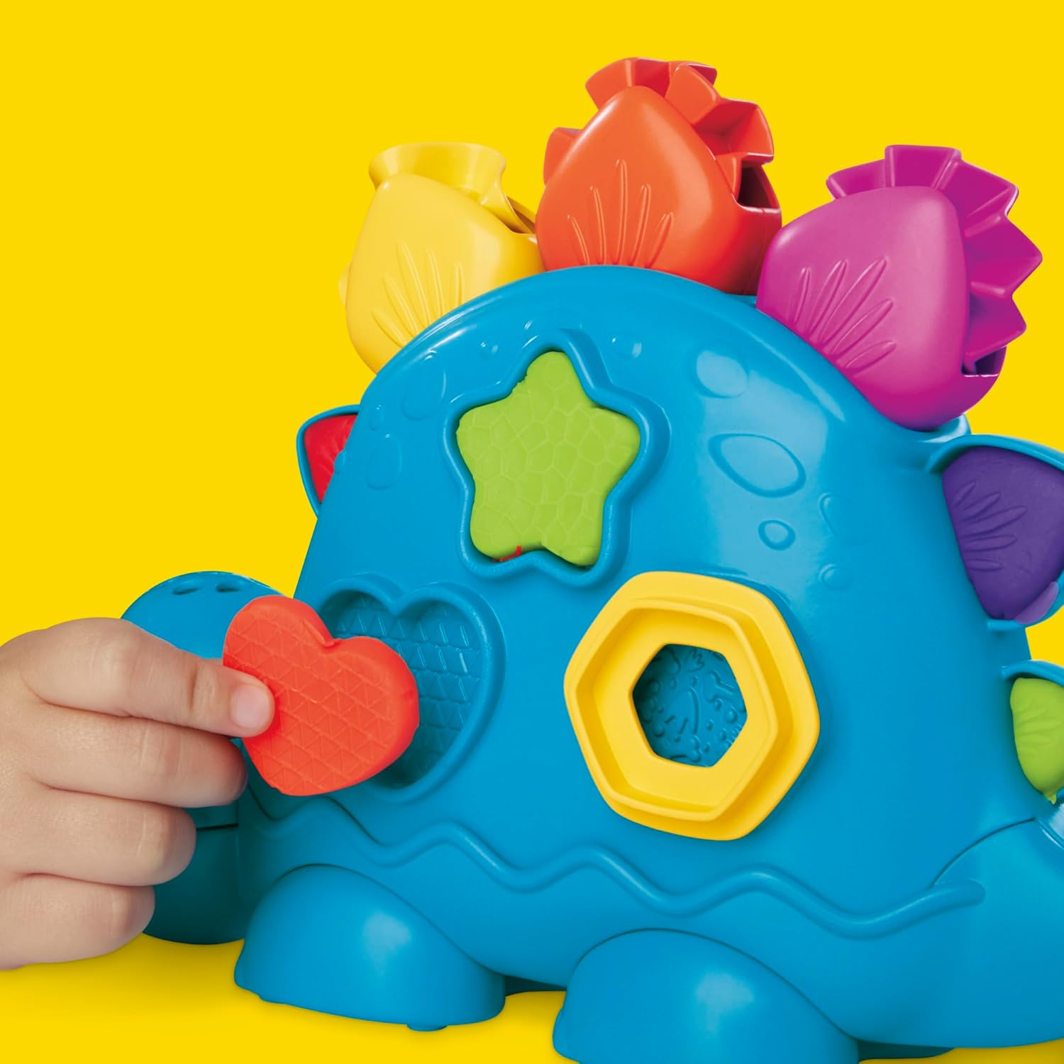 Play-Doh Shapes & Colors Dino Starter Set, Tactile Sensory Play Dinosaur Toys for Kids 2+, 11 Accessories image number 6