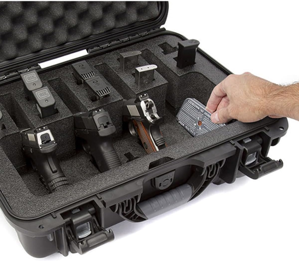 Nanuk Reusable Aluminum Desiccant Container with Orange Silica Gel Beads for Nanuk Cases to Protect against Moisture and Humidity image number 3