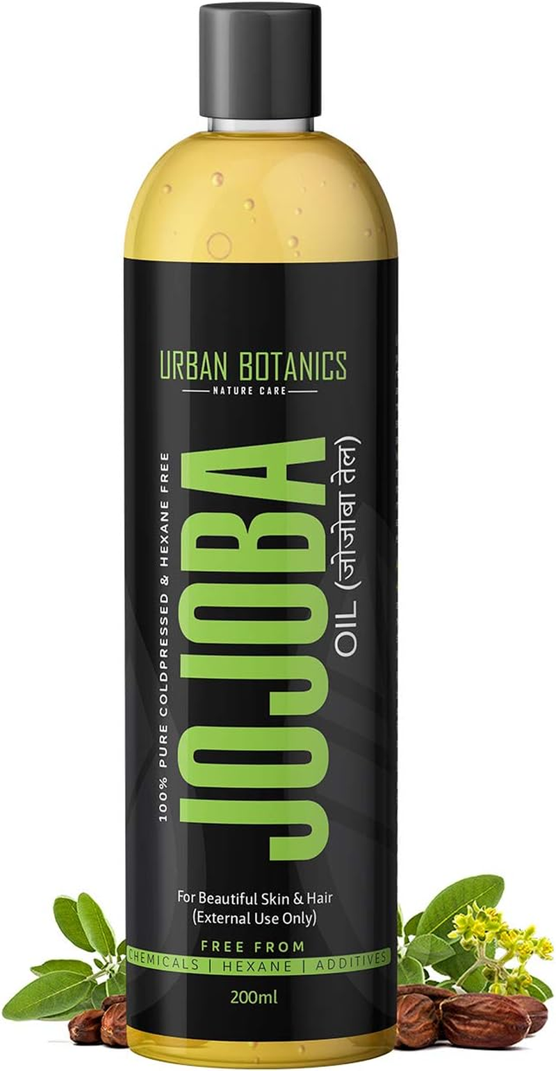 Urbanbotanics&reg; Cold Pressed Jojoba Oil for Skin & Hair - Virgin & Unrefined - 200Ml image number 1