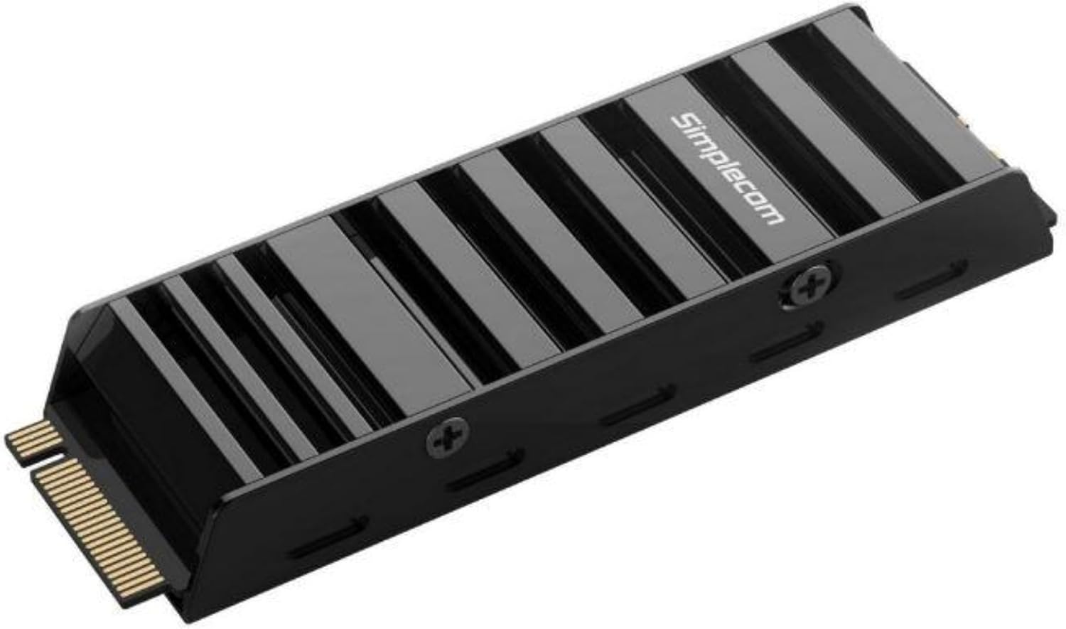 Simplecom SA110 M.2 SSD Aluminum Heatsink with Thermal Silicone Pads for PC and PS5 image number 2