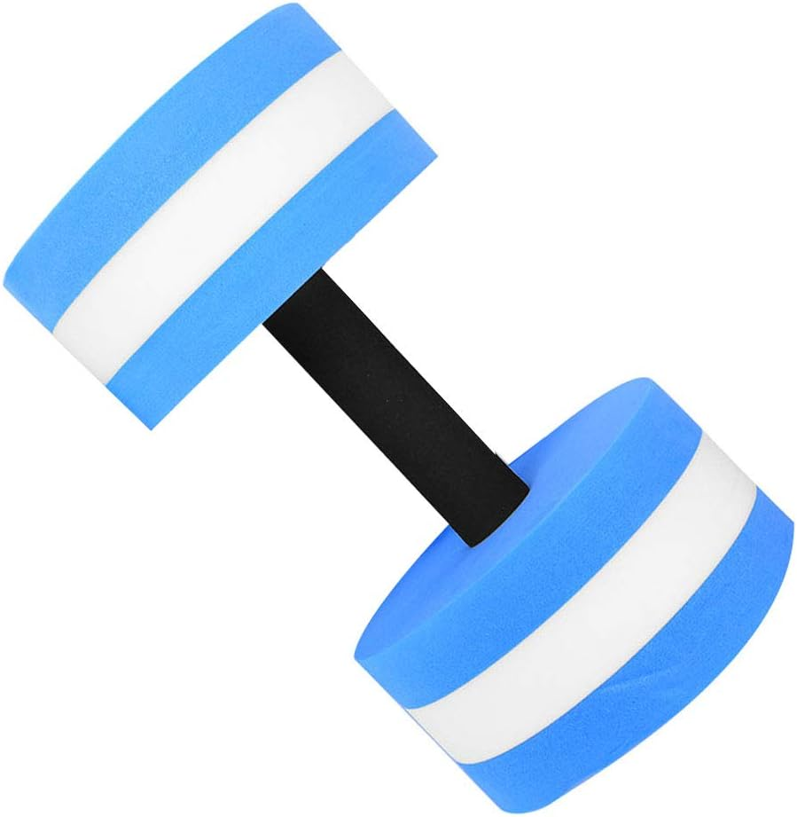 Water Dumbbell, Eco-Friendly Foam Dumbbell, Fitness Equipment for Water Sports Adult Children Indoor Sports Exercise (Blue and White) image number 5