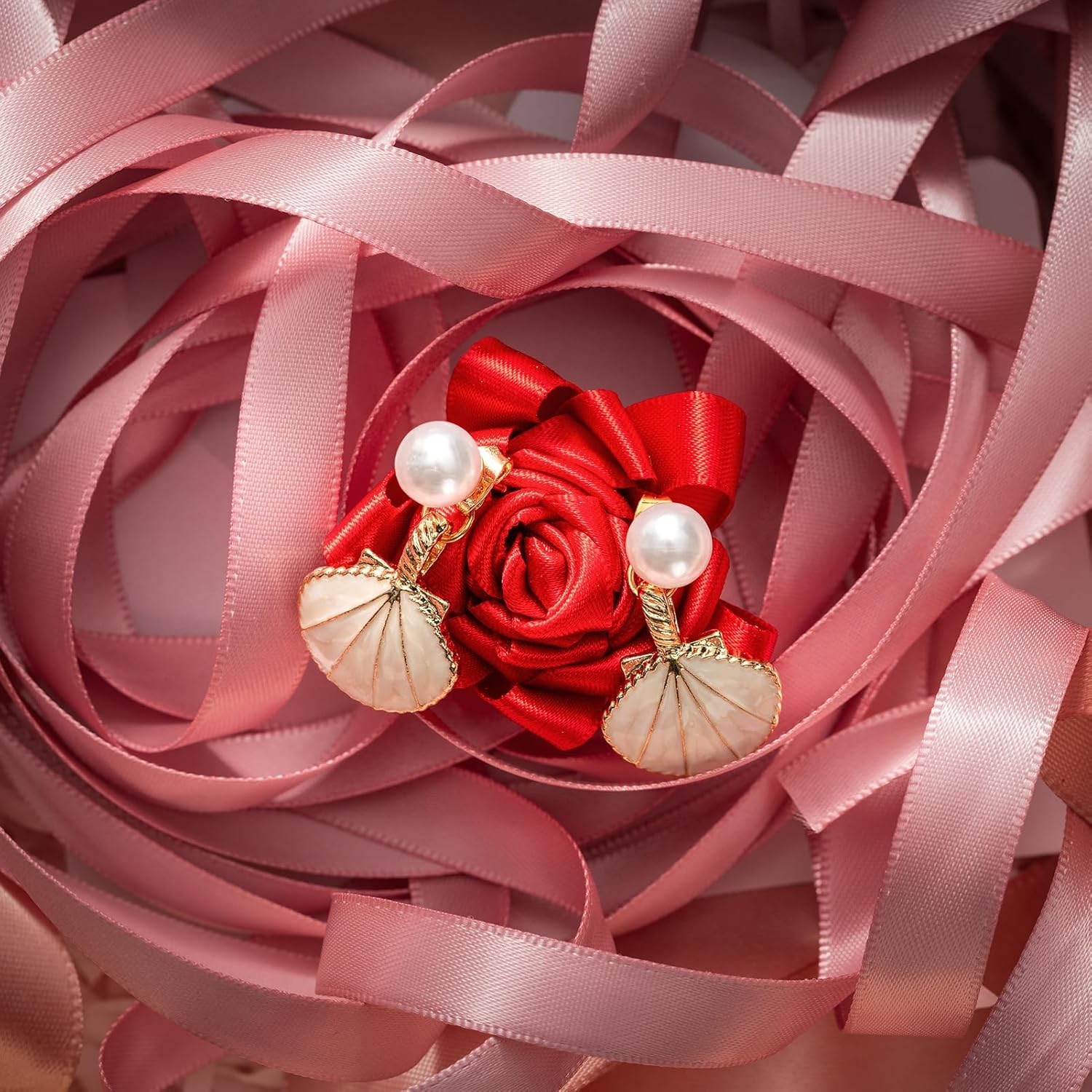 Satin Ribbon Rainbow Double Faced Ribbon 10 Colors,3/8 Inch X 5 Yd Fabric Ribbons for Gift Wrapping Flower Bouquet Wedding Decoration Bows10 Rolls