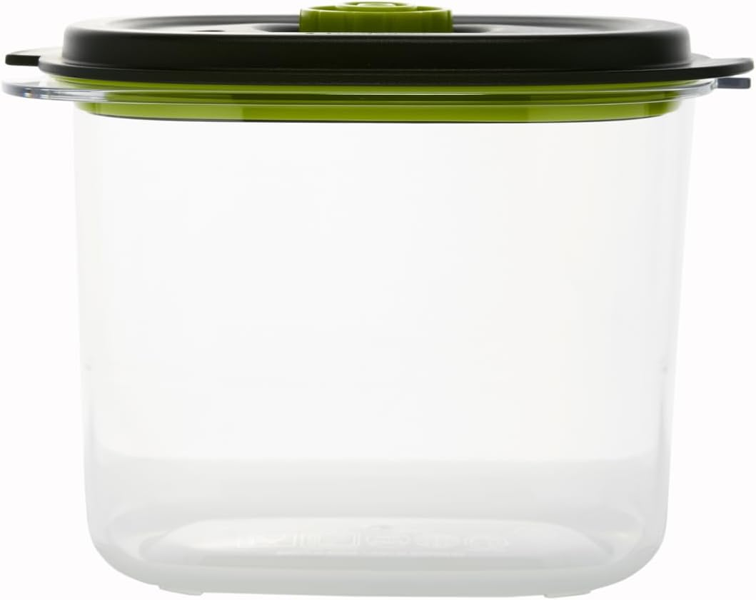 Foodsaver FFC026X Preserve & Marinate Vacuum Containers | 700 Ml, 1.2 L & 1.8 L | Airtight Bpa-Free Food Containers | Leak-Proof | Dishwasher-Safe | 3 Count, Transparent/Black image number 3