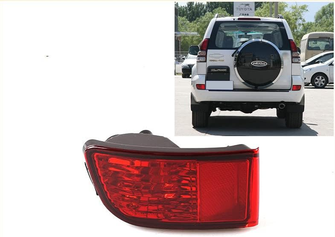 MISIOEK Left Rear Bumper Reflector Light Assembly for 2003-2005 4Runner 2002-2009 Land Cruiser Prado 120 (Driver Side) image number 2