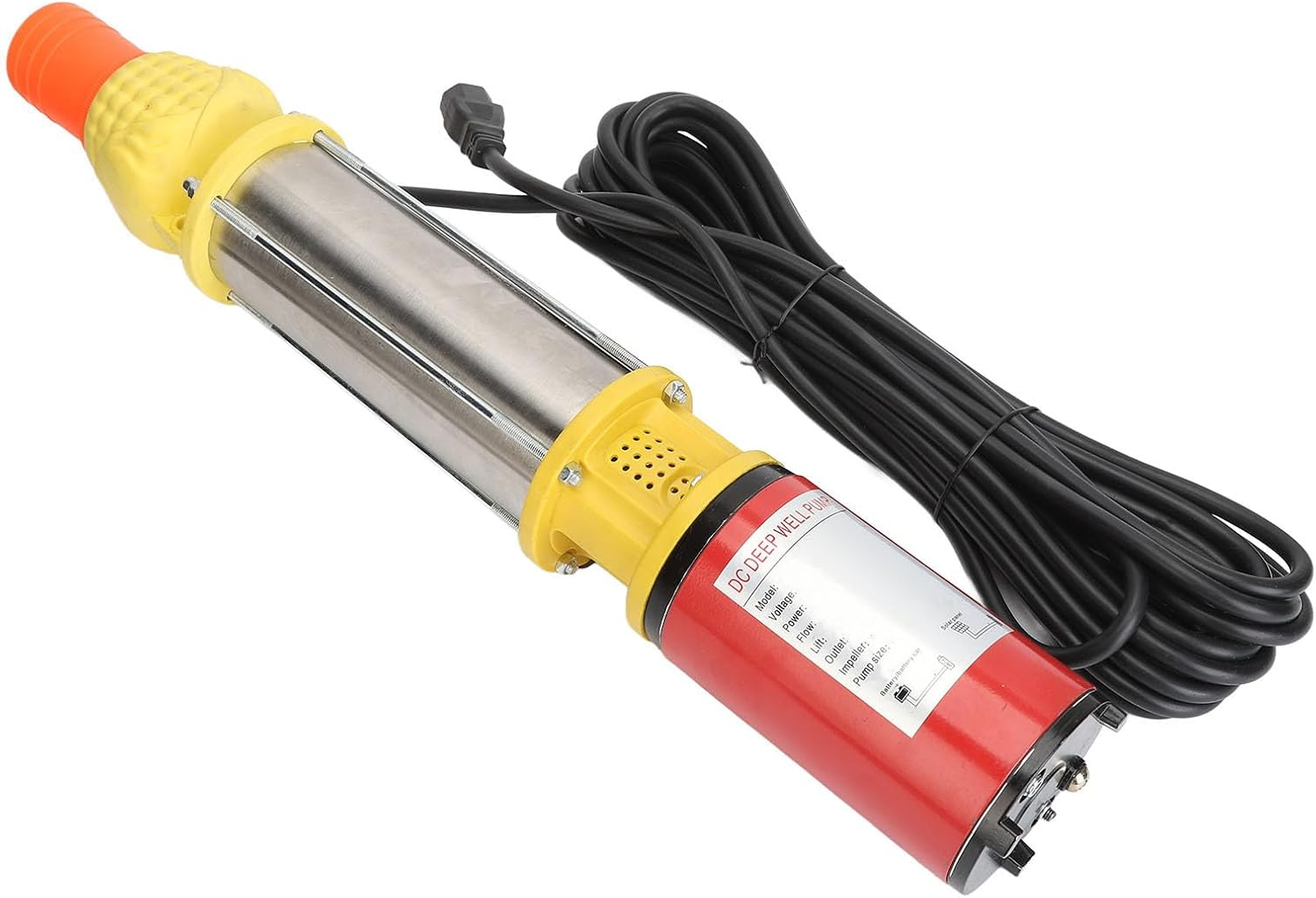 Cryfokt High Performance Stainless Steel DC Submersible Pump, Brushless Solar Pump for Irrigation Systems, &sup3;/H, Lifting Height 20 Meters image number 6