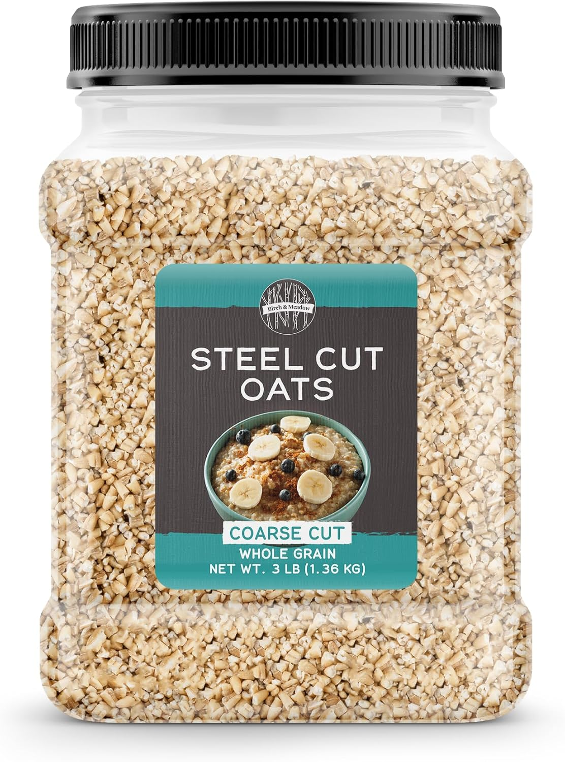 Birch & Meadow Steel Cut Oats, 2 Lb, Whole Grain, Irish Oatmeal, Breakfast image number 3