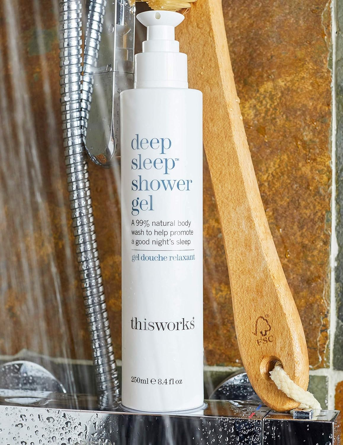 This Works Deep Sleep Shower Gel, 250 Ml - Soothing Shower Gel with Essential Oils of Lavender, Chamomile and Vetivert - Sleep-Promoting Sulphate Free Shower Gel for Men and Women image number 5