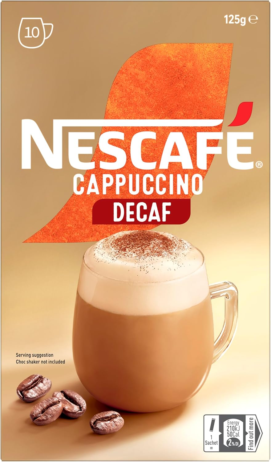 NESCAF&Eacute; Decaffeinated Coffee Sachets 40 Pack, 4 X 10 Pack image number 2