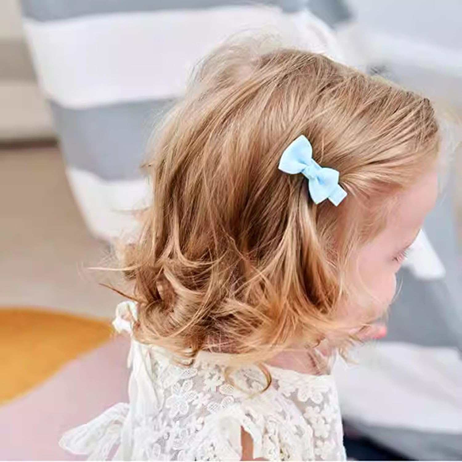 JOVALA 40Pcs Baby Girls Hair Bows Alligator Clips Grosgrain Ribbon 2'' Girls Bows Clips Barrettes Hair Accessories for Infants Baby Toddlers Kids Teens image number 3