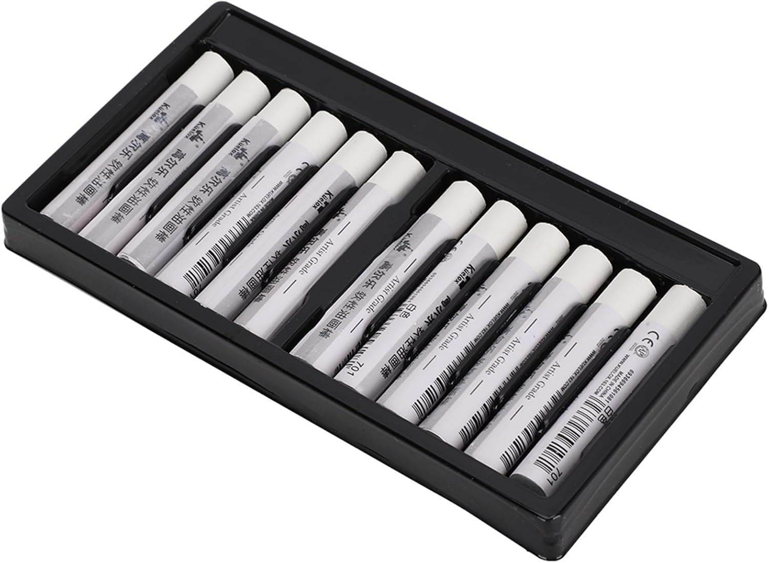 Oil Pastels, 12PCS White Oil Paintstik Easy to Color Oil Painting Stick Wear Resistant Painting Tool Children Art Supply for Artists, Beginners, Students, Kids Art Painting Drawing image number 5