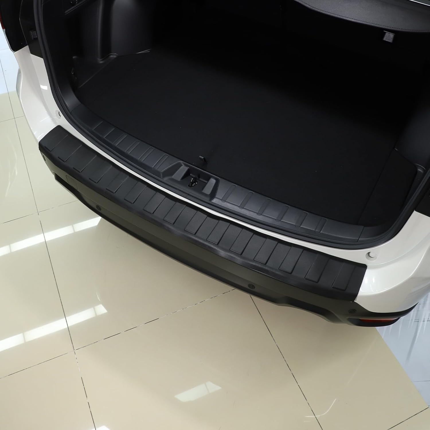 Yinaniutos Rear Bumper Protector Compatible with Subaru Forester 2019-2024 Accessories | TPE Tailgate Guard Cover Trim | 1PC Set (2019-2024) image number 2