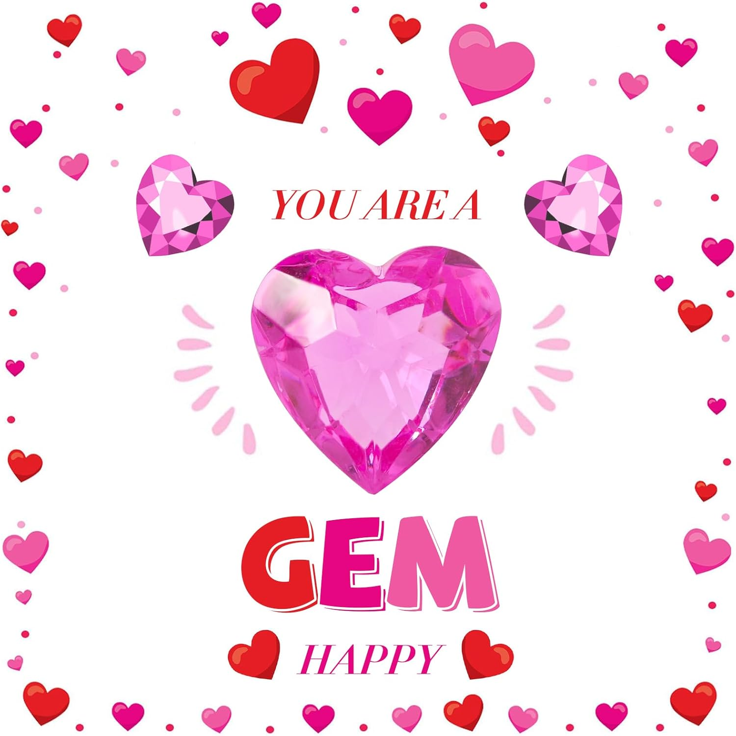 Niceup 30Pcs Diamond Gems Kids Princess Mermaid Pirate Party Favors Treasure Toys, 1.57In Fake Jewels Plastic Gemstones for Easter Eggs Filler Basket Stuffers, Hunt Hide Seek Toys, Diving Pool Toys