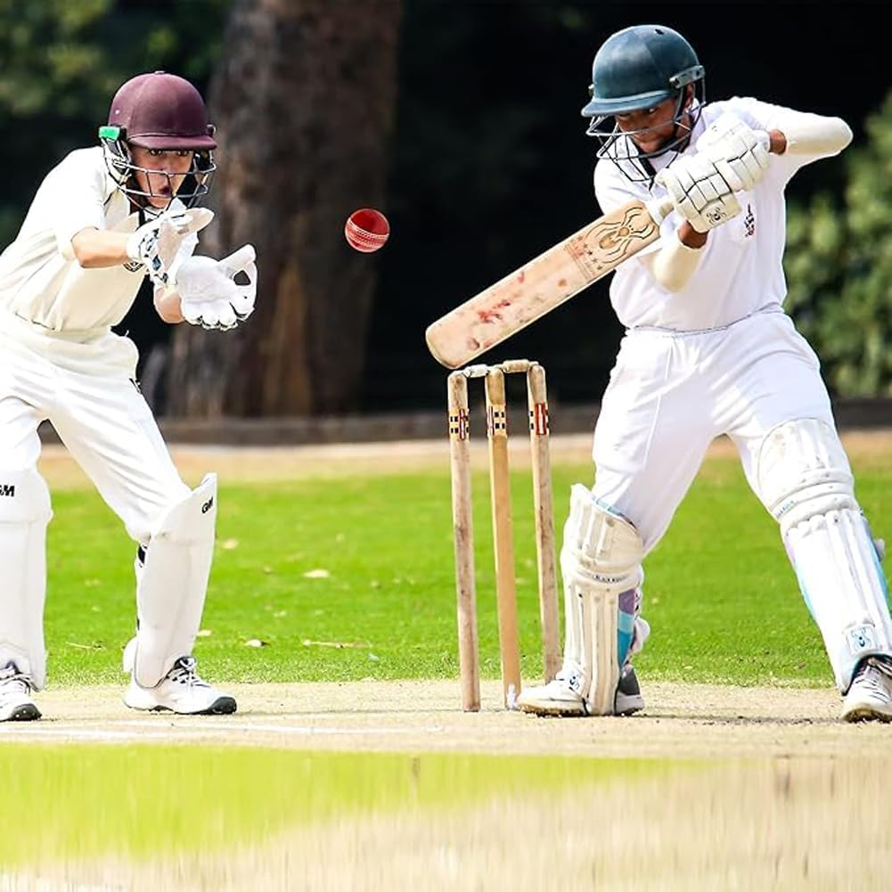 3PCS Training Cricket Ball Set - Professional Feel, Hand-Stitched Club Ball for Beginners and Advanced Players image number 1