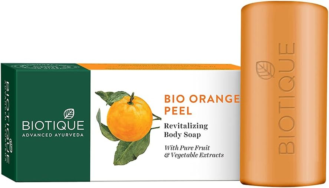 Biotique Bio Orange Peel Revitalizing Body Soap, 150G image number 1
