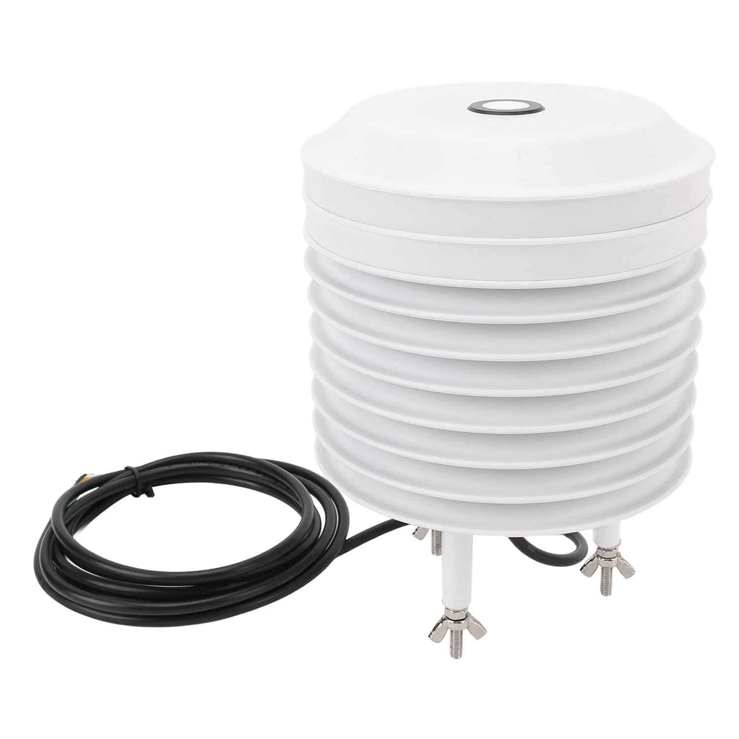 Yosoo Weather Sensor Efficient Accurate Louver Box Type RS485 Output for Weather Station ABS Material
