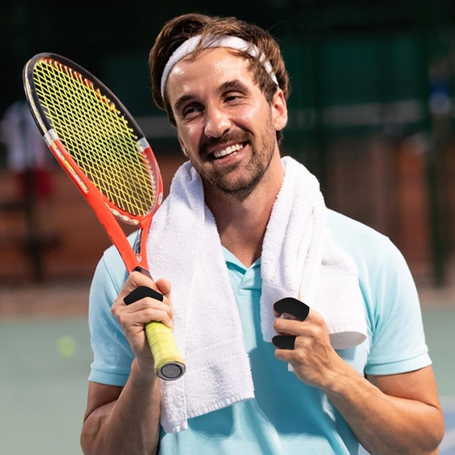 4PCS Finger Sleeves Gel Ice Pack, Lasting Cold Compress Freeze Sleeve,Reusable Finger Brace Ice Packs for Injuries, Arthritis, Sprains,Tendonitis,Gout,Trigger Finger,Swollen Fingers, Middle Protectors image number 3