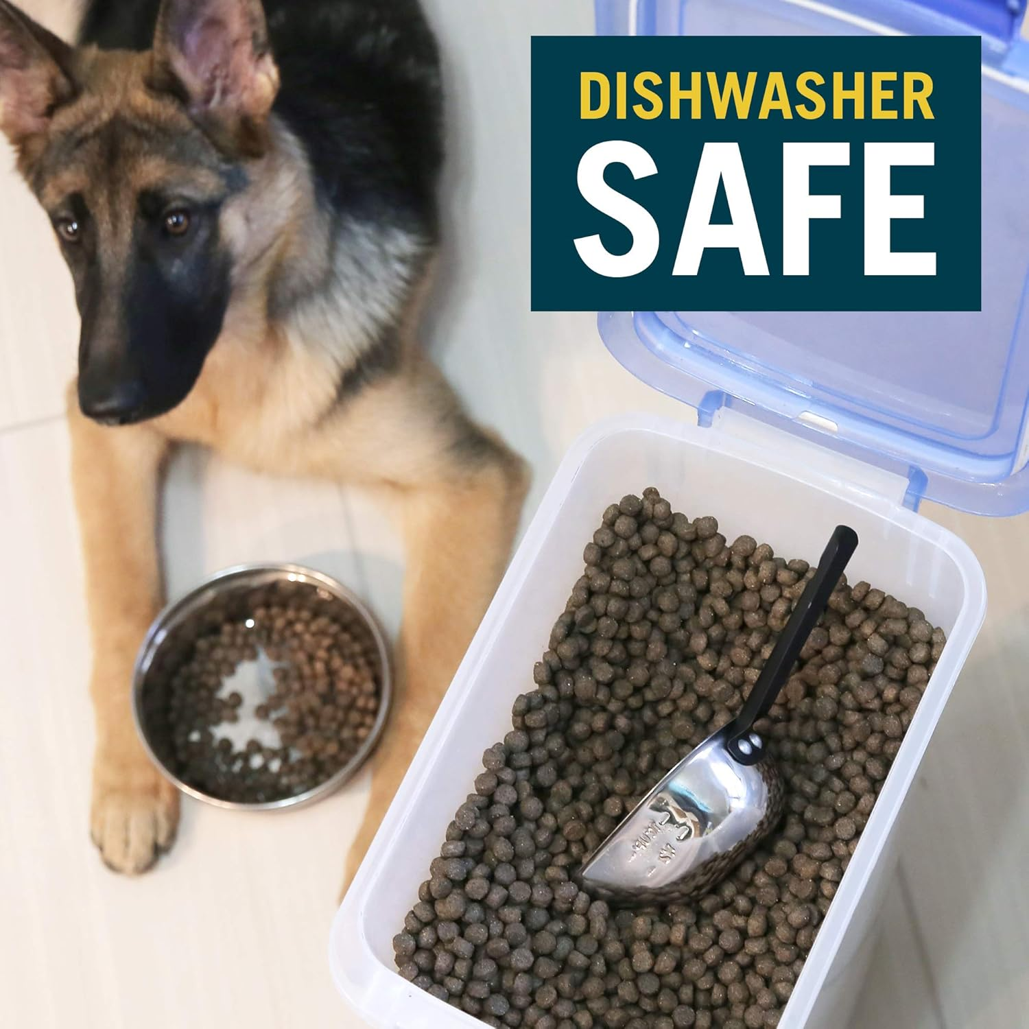 Ourpets Durapet Stainless Steel Food Scoop, 1 Cup,Silver image number 5