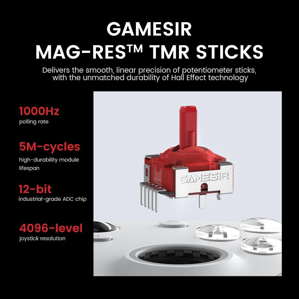 Gamesir G7 Pro Wired Controller for Xbox Series X|S, Xbox One, Wireless Gamepad for Pc&Android with TMR Sticks, Hall Effect Analog Triggers, 1000Hz Polling Rate, 3.5Mm Audio Jack - Black image number 2