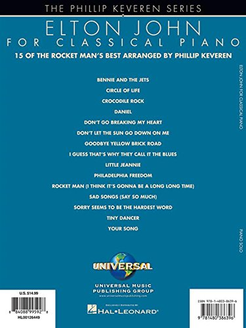 Elton John for Classical Piano: Arr. Phillip Keveren the Phillip Keveren Series Piano Solo image number 3