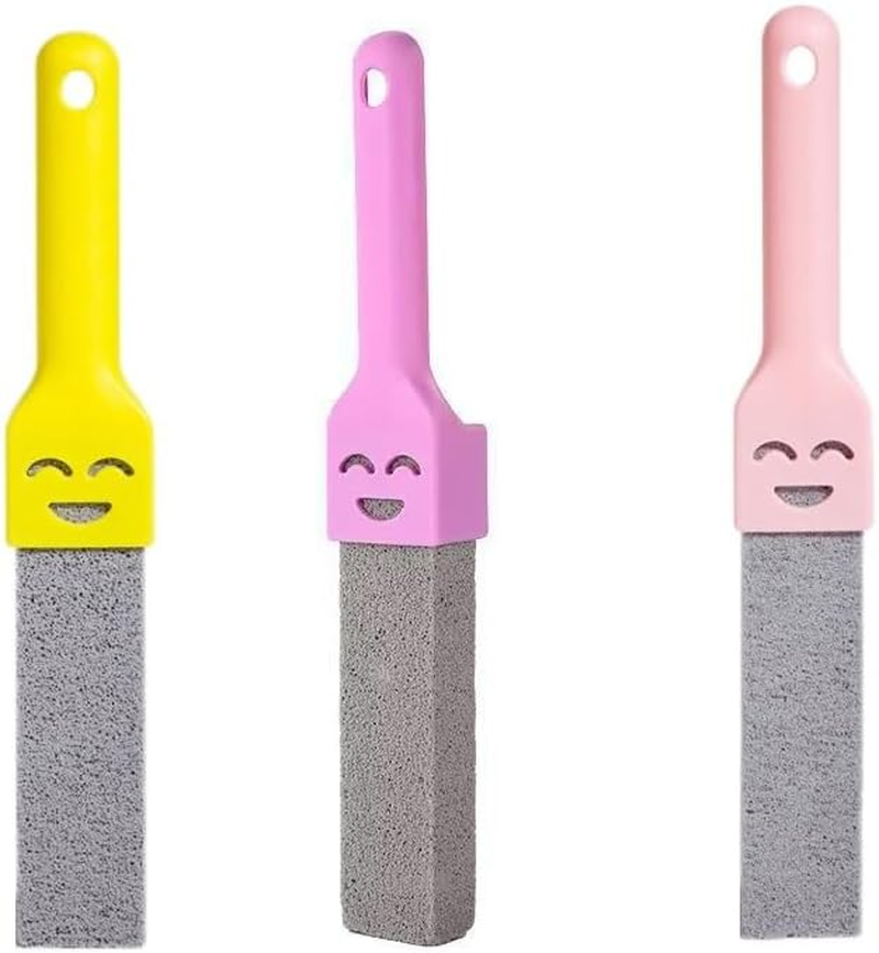 HIGHROCK 3PCS Pumice Cleaning Stone Toilet Bowl Pumice Cleaning Stone with Handle Stains. image number 2