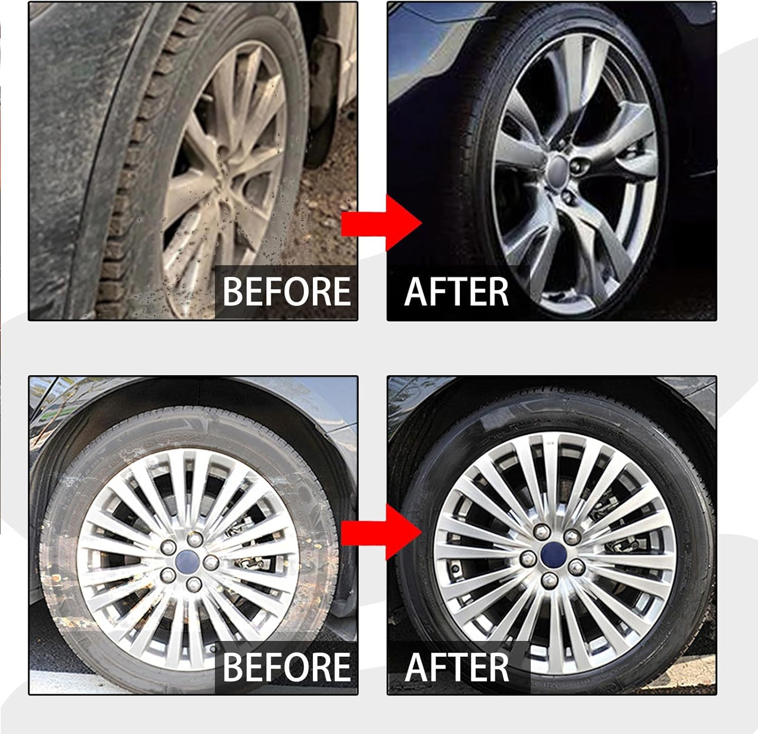 Glart Tyre Gloss Paste Car Tyre Care for Mats, Silk Gloss, 100 G, 1 Piece, Car Tyre Maintenance Decontamination, Bright and Durable Rust Cleaner image number 4