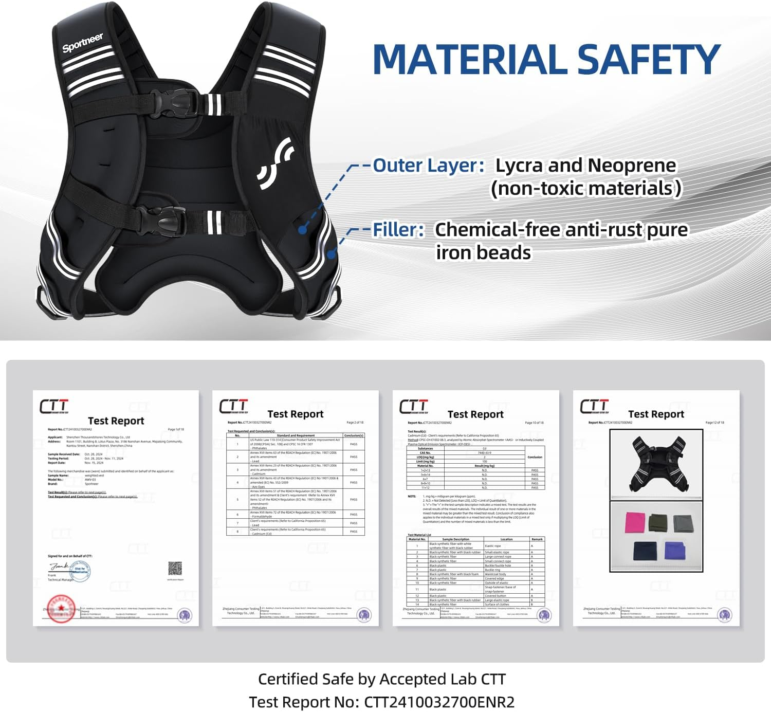 Sportneer Weighted Vest Woman: 5.4Kg/6.8Kg/9Kg/11.3Kg Running Vest with Phone Bag, Women Weight Vest for Running Jogging Strength Training Weight Loss Walking Fitness image number 6