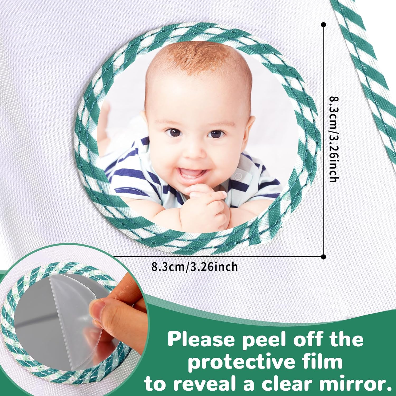 Baby'S My First Family Album Soft Photo Cloth Book Eucalyptus My First Book of Photos Greenery Baby Memory Album Gift Holds 4X6 Pictures for Babies Newborn Toddler & Kids Baby Shower image number 4