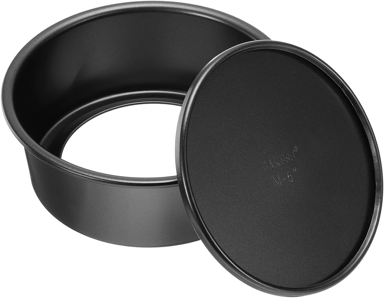 HARFINGTON round Cake Pan with Removable Loose Bottom 4" Small Cheesecake Pan Anodized Aluminum Nonstick Baking Pan for Wedding Birthdays Party Event image number 3