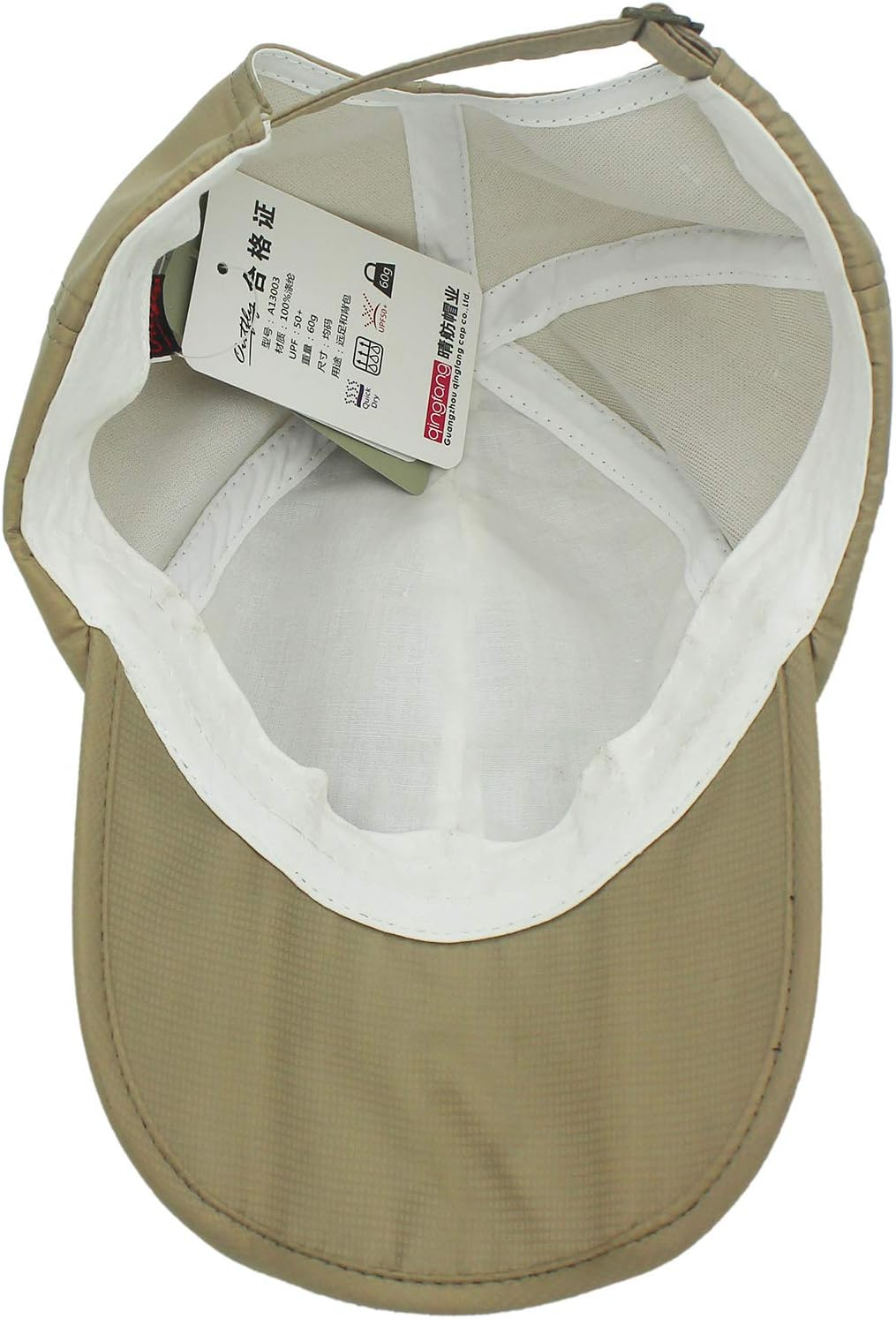 Honeyxfit Unisex Folding Men'S Women'S Quick-Dry Waterproof Outdoor Sport Camping Baseball Cap Foldable Golf Hat image number 2