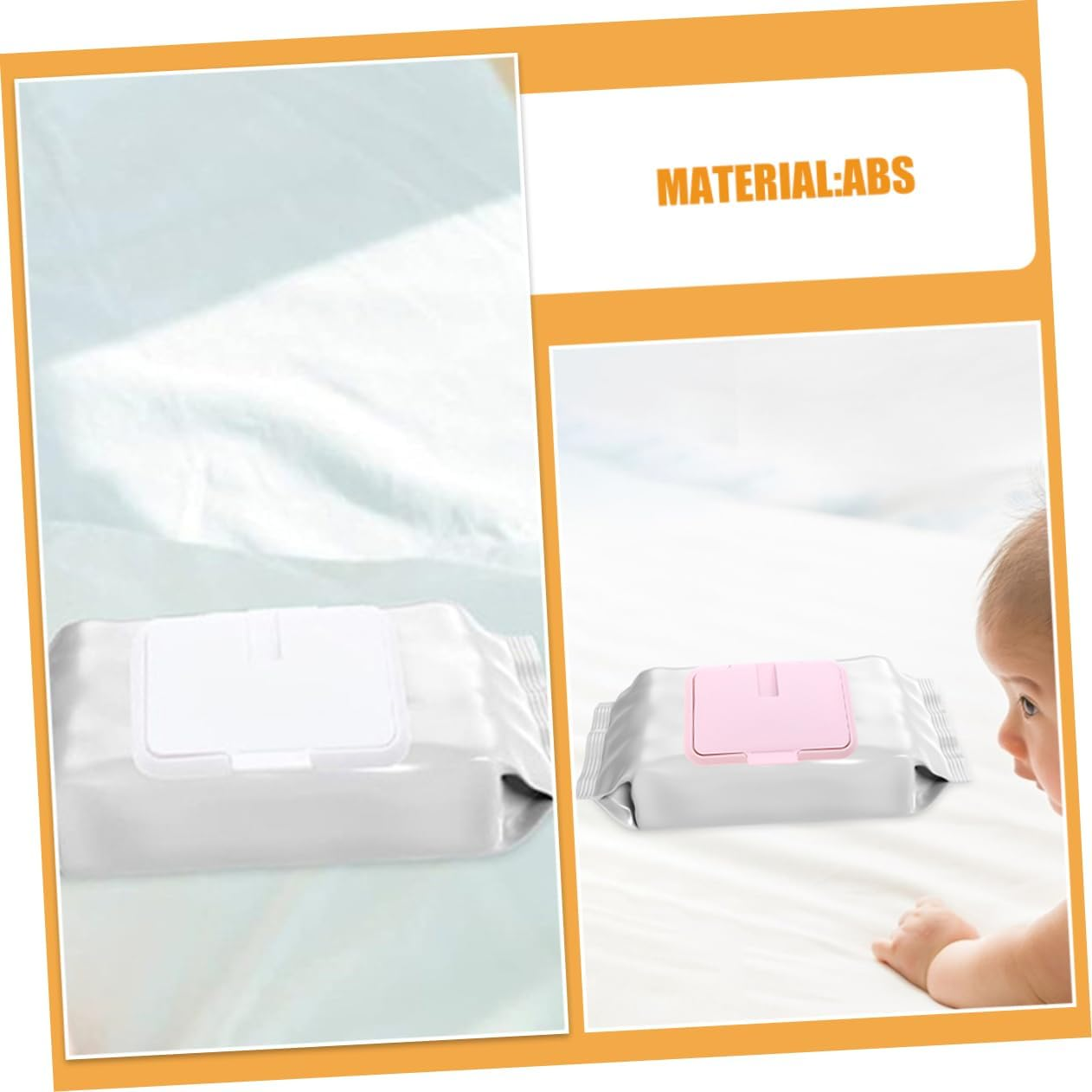 Cabilock 2Pcs Portable Wet Tissue Heater for Car Outdoor Use Diaper Wipes Warmer image number 1