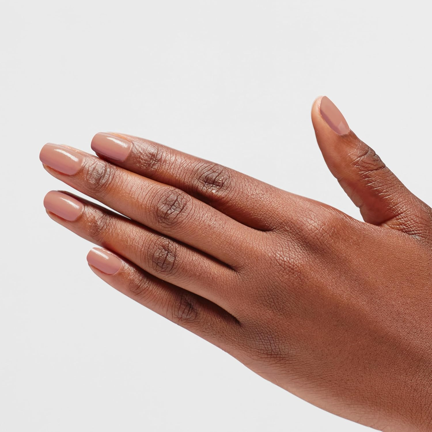 OPI Infinite Shine Long-Wear Dark Cr&egrave;me Finish Opaque Brown Nail Polish, up to 11 Days of Wear & Gel-Like Shine, Barefoot in Barcelona, 15Ml image number 2