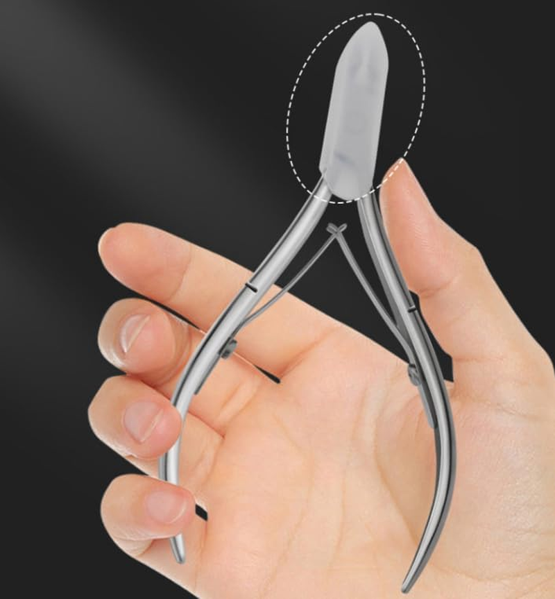 Grovigor Modern Stainless Steel Cuticle Trimmer Set, Cuticle Remover with Cuticle Pusher, Cuticle Nipper, Professional Manicure Pedicure Tools for Fingernails and Toenails image number 5
