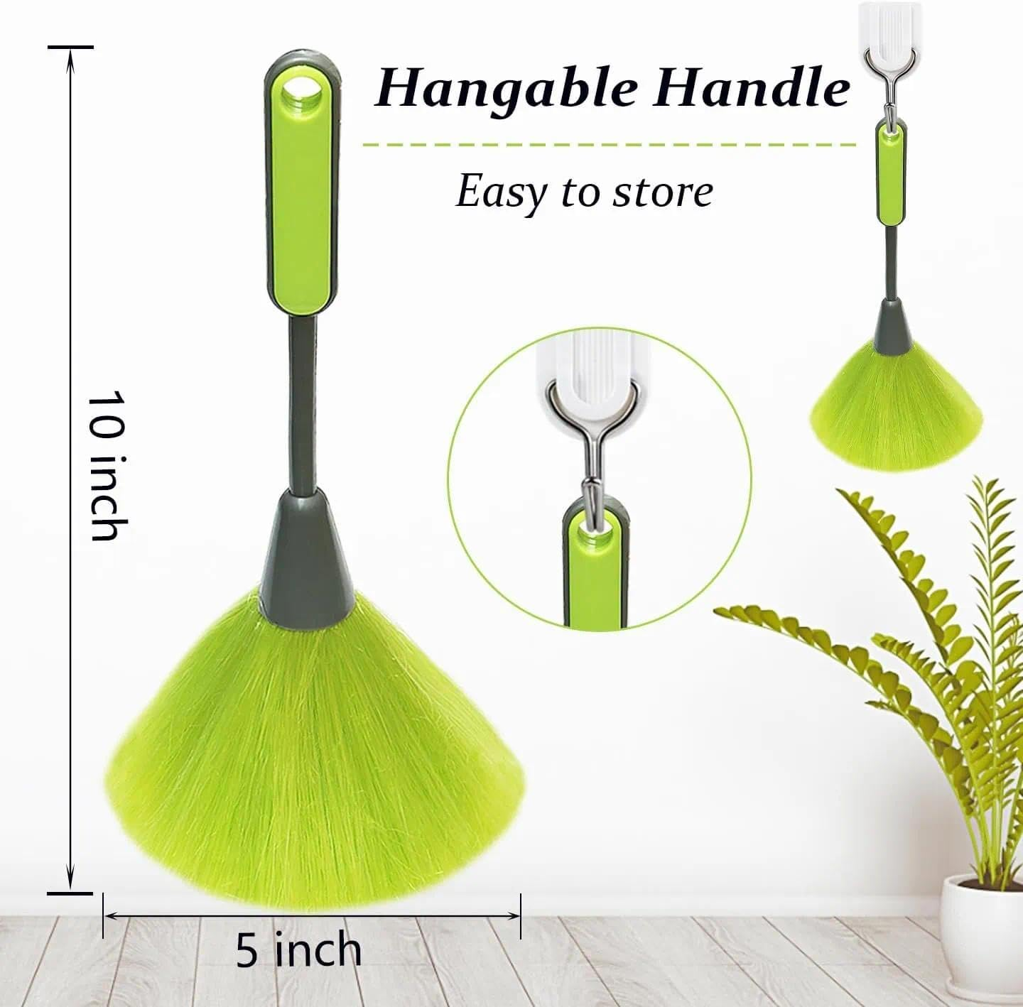 4 Pack 10" Microfiber Duster, Small Feather Duster for Dust Cleaning, Fluffy Dusters for Computer Screen, Keyboard, Books, Home & Office &ndash; Ermaoo image number 1