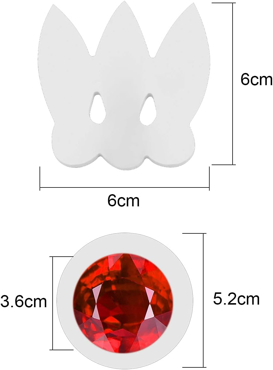 Moon Hair Clip, Tsukino Usagi Hairpin Headdress Sailor Chibi White and Red Jewelry Cosplay Props Hair Accessories image number 2