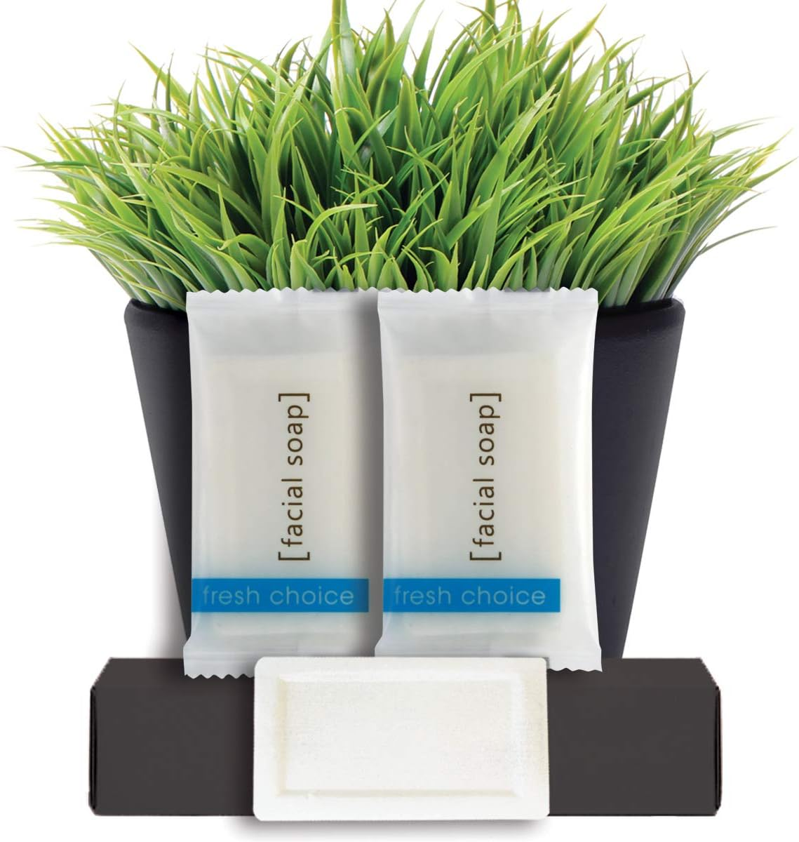 Soap Hotel Facial Bar Individually Wrapped # 3/4 Travel for Airbnb, Spa, Guest Room, Motels. 100 Pack.