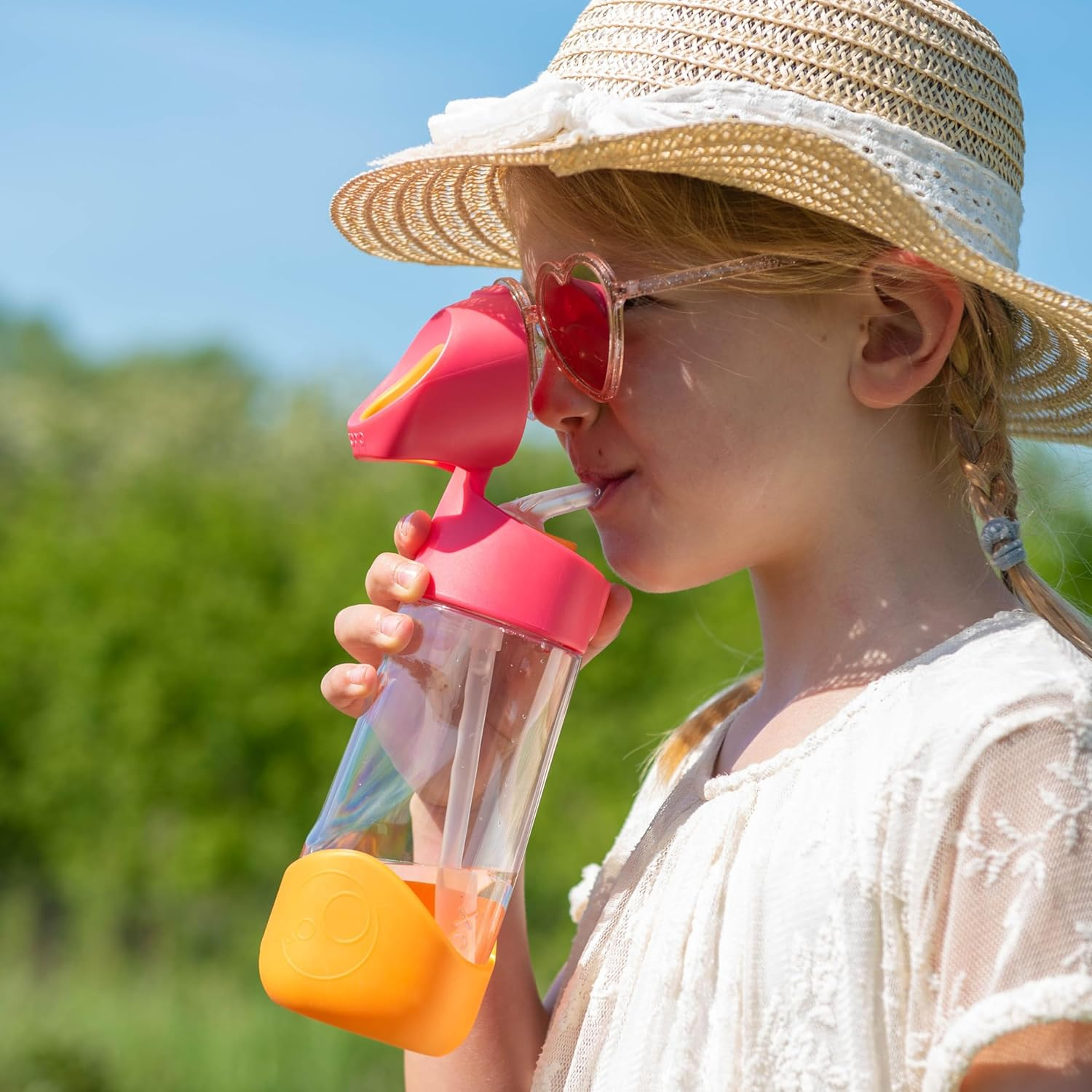 B.Box Tritan Drink Bottle, Indigo Rose, 450 Ml Capacity