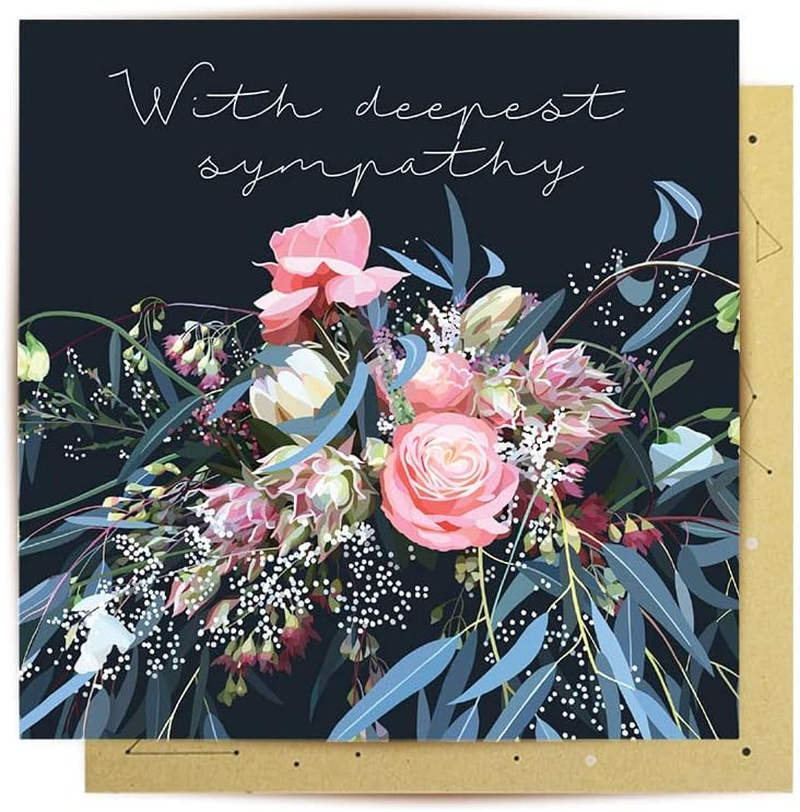 La La Land Greeting Card, 14 X 14 Cm, Illustrations inside and Out, Kraft Envelope (Bee'S Knees) image number 1