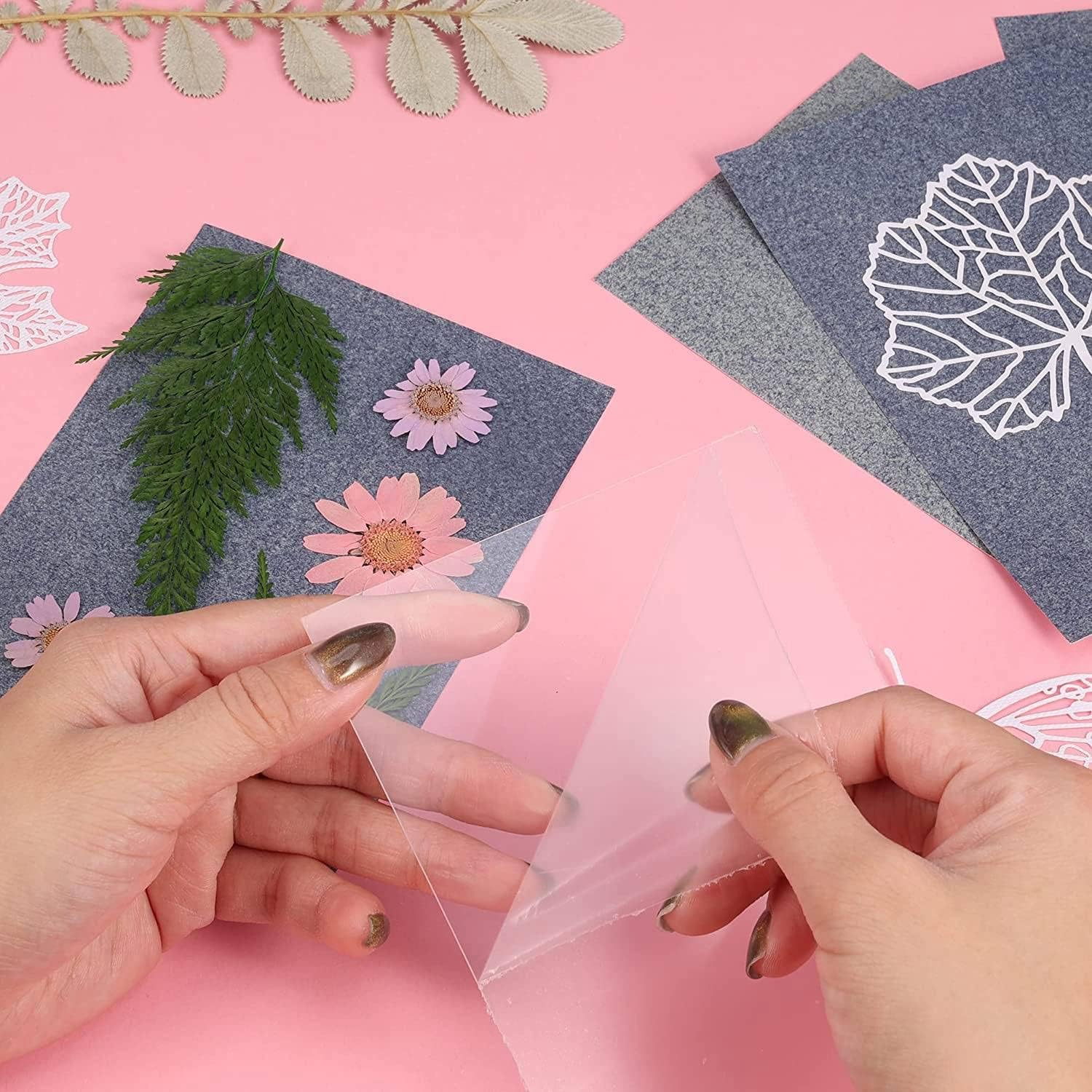 Veumoie 73 Pieces Sun Print Paper Cyanotype Paper Kit, Solar Drawing Paper Sensitivity Nature Printing Paper image number 2