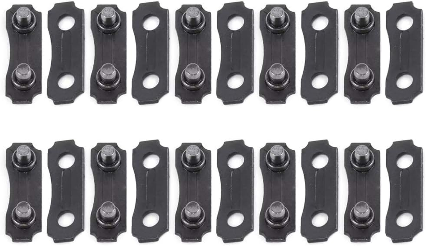 Jowxsx 10-Pack 3/8" Low Profile Chain Link Repair Preset Straps - Chainsaw Chain Joining Links - Chain Saw Accessories image number 4