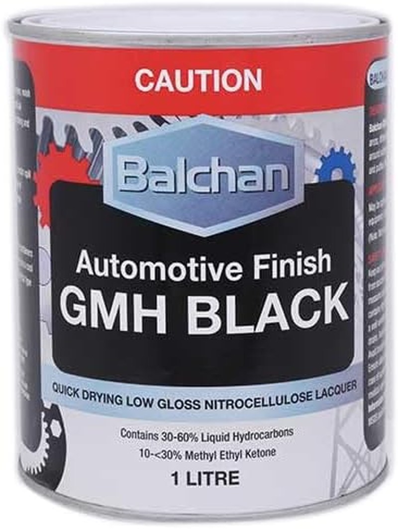 Automotive GMH Paint, Black, 1 Litre